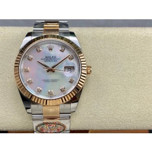 CLEAN 클린/롤렉스 데이저스트 자개  오이스터 옐로우 골드 126331 41MM