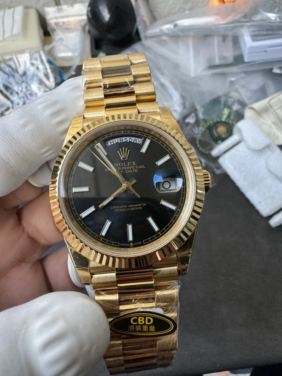 CBD/롤렉스 데이데이트 40MM