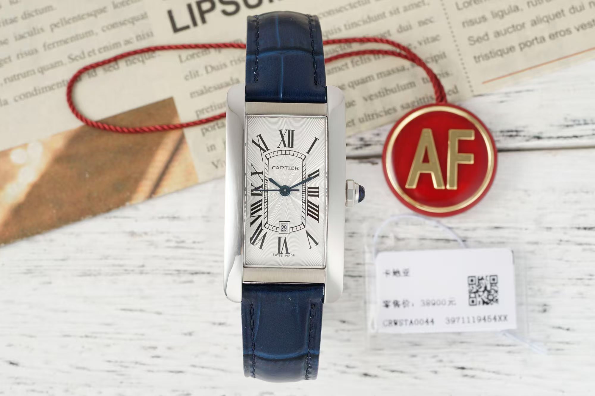 AF/까르띠에 탱크 Medium 41.6MM×22.6MM