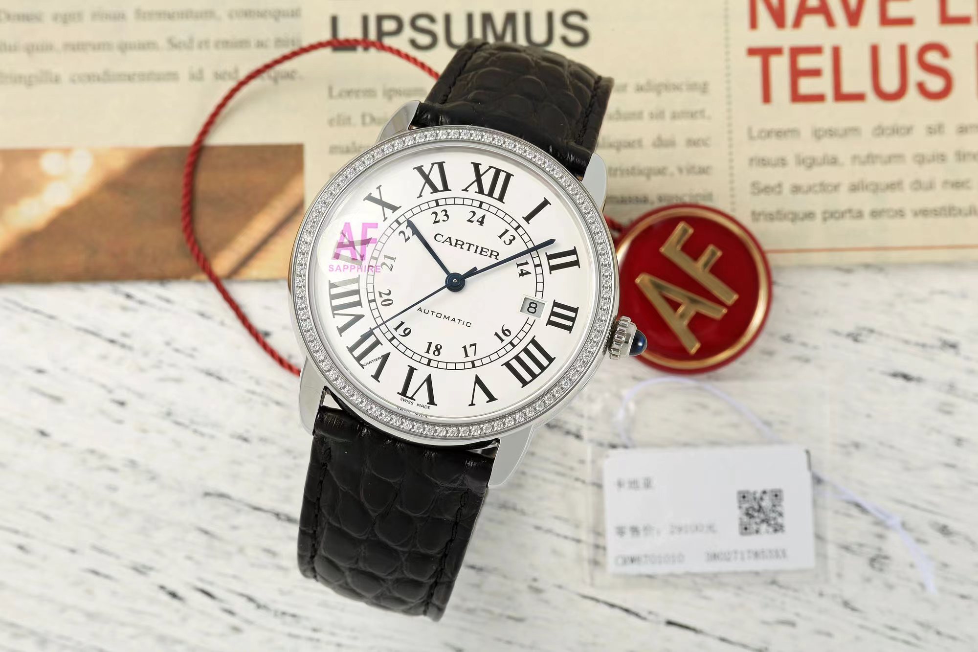 AF/까르띠에 롱드솔로 42mm 엘리 