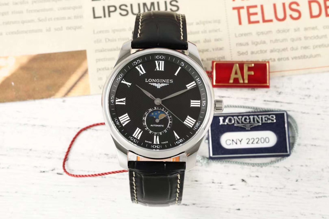 AF/론진 42MM 마스터 컬렉션 문페이즈