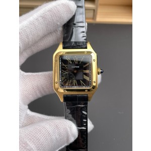 AF/까르띠에 산토스 뒤몽 옐로우 골드 라지