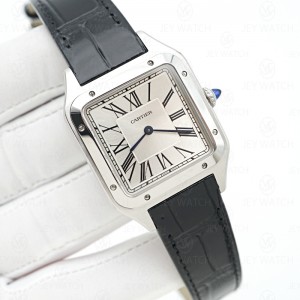 F1/ 까르띠에 산토스 뒤몽 라지  WSSA0022  (개선반) 블랙