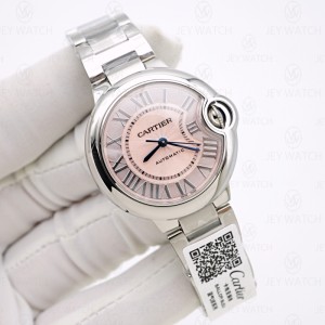AF/까르띠에 발롱블루 33MM 핑크 로만 W6920100