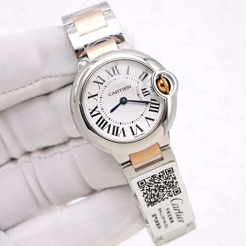 AF/까르띠에 발롱블루 28MM 콤비