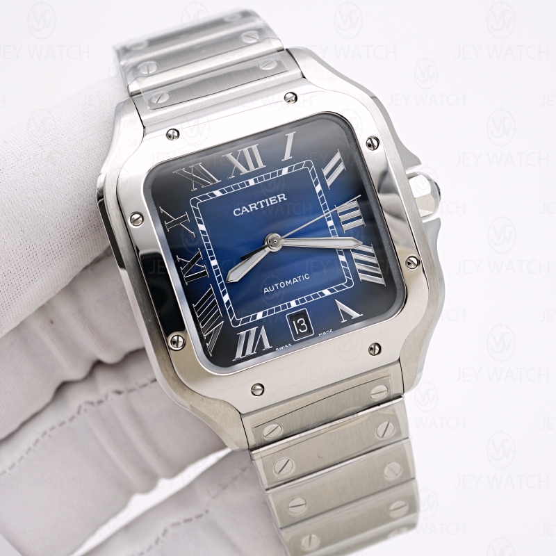 (중국당일발송)BV/산토스 드 까르띠에 워치 썬레이 블루 라지 V2