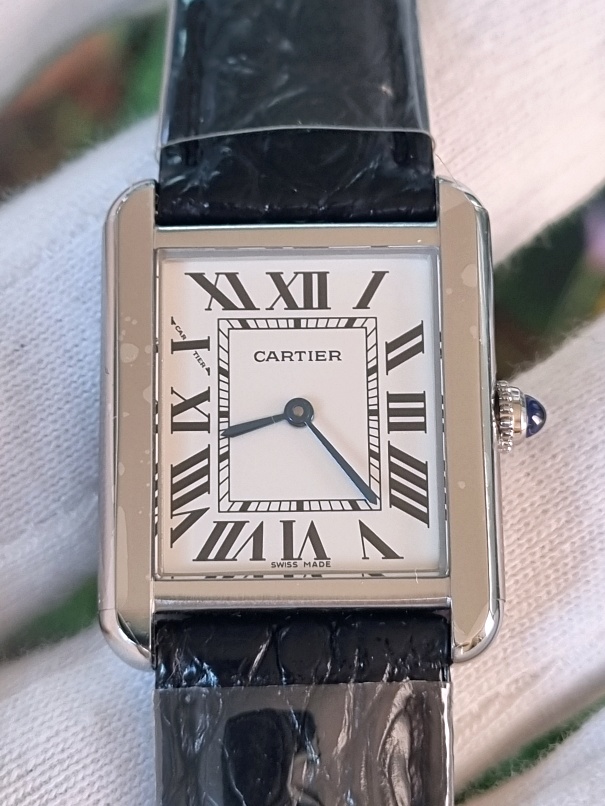 (판매완료)AF/까르띠에 탱크 솔로 워치 스몰 엘리/