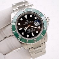 （중국당일발송）VS/ 롤렉스 서브마리너 그린 41mm 스타벅스 126610lv-0002 //