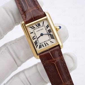 （판매 완료）AF/ 까르띠에 Tank Louis Cartier 탱크 루이스 스몰 옐로우골드 엘리