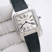 （판매완료）F1/ 까르띠에 산토스 뒤몽 라지 WSSA0022 (개선반) 블루