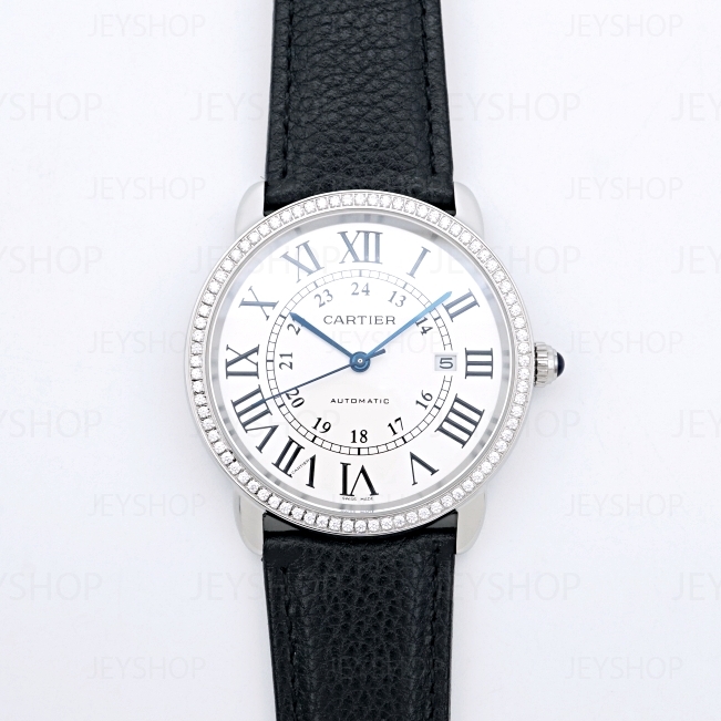 AF/까르띠에 롱드솔로 42mm 페이브 베젤 