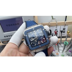 BBF/위블로 빅뱅 스퀘어 뱅 유니코 42MM 블루 세라믹