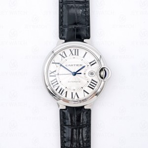 （판매완료 ）CR/ AF 발롱블루 드 까르띠에 40mm 오토메틱 레더