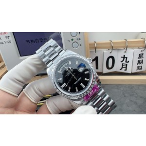 CBD/롤렉스 데이데이트 40MM 텅스텐 페이브