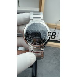 CR/ AF 발롱블루 드 까르띠에 42mm 오토메틱 블랙